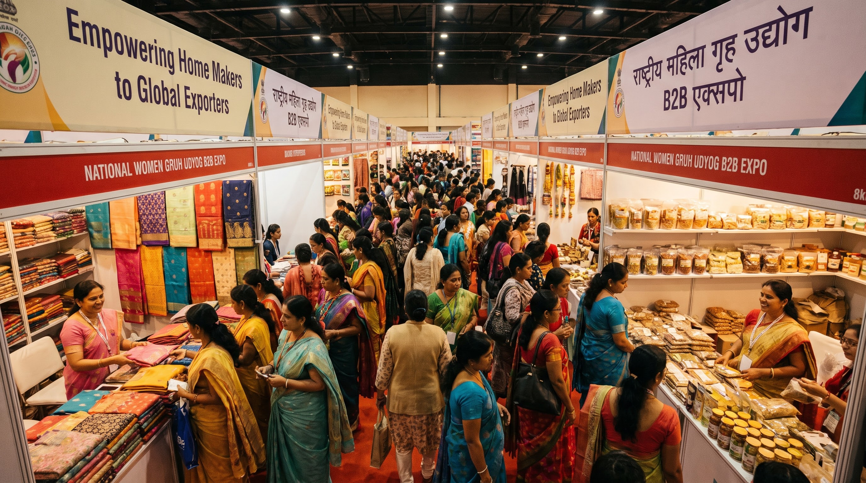 National IWEC Gruh Udyog B2B Exhibition Floor